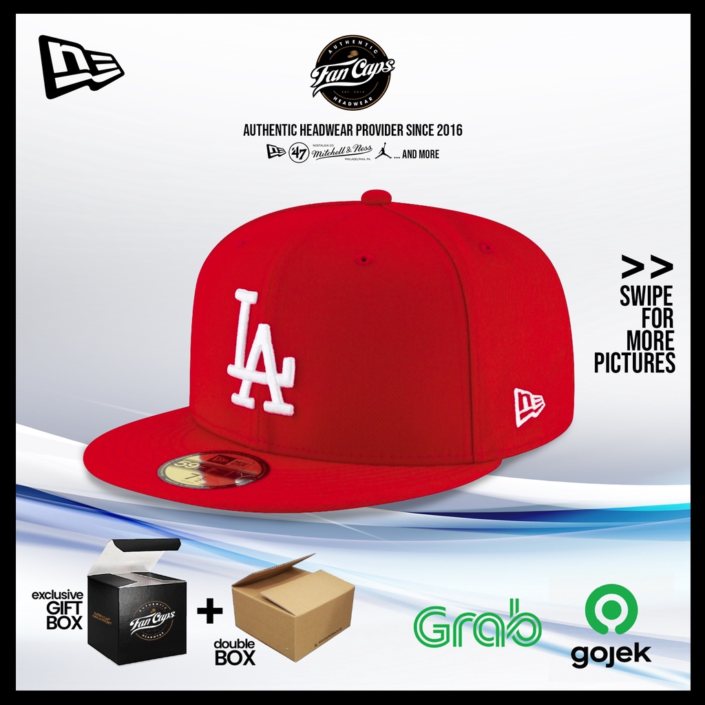 [ORIGINAL] Los Angeles Dodgers 59FIFTY - Red | Topi New Era