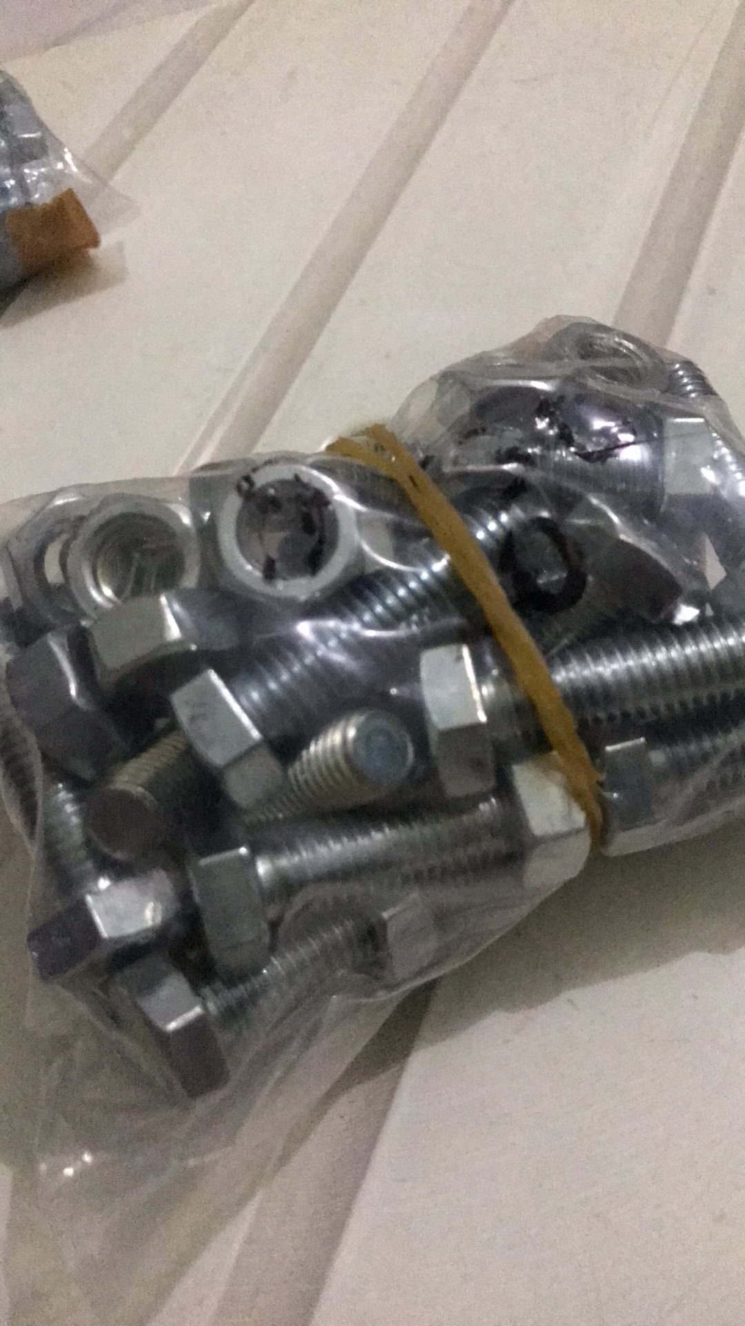 Baut Mur Putih 8 X 30 (3cm) Kunci 13 Per Pcs