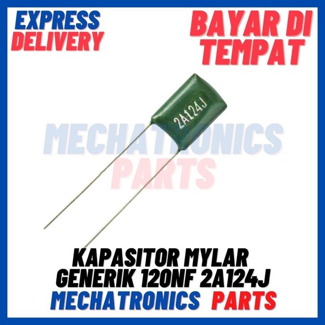 [PAS-9272] KAPASITOR MYLAR GENERIK 120nF 2A124J