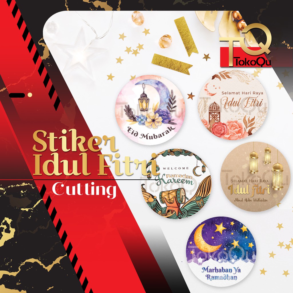 

[Isi 20pcs]Stiker Lebaran/Stiker Idul Fitri/Stiker ucapan selamat hari raya
