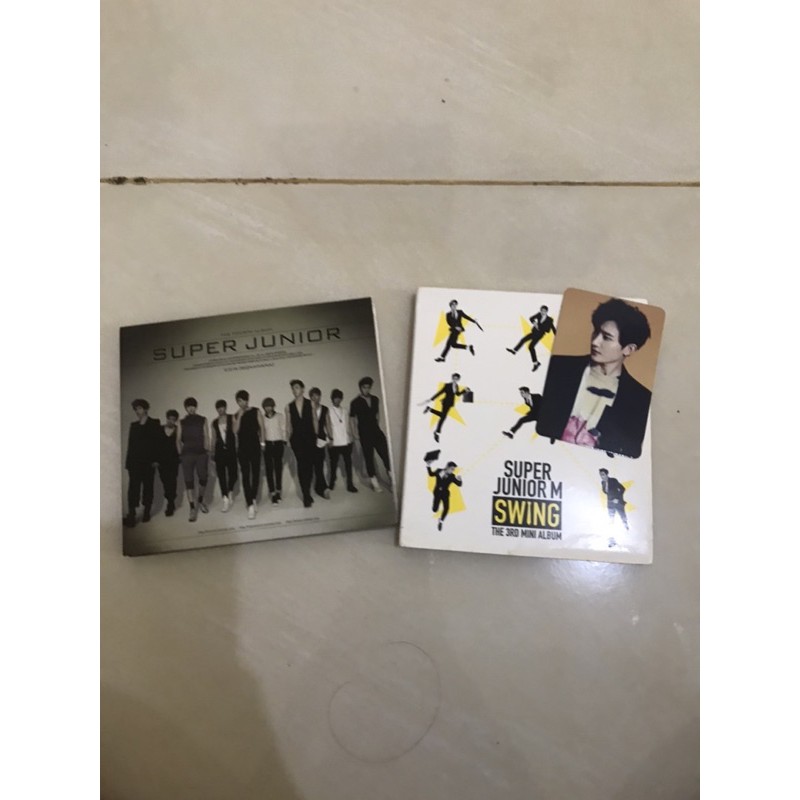 MINI ALBUM SWING & ALBUM ONLY BONAMANA SUPER JUNIOR