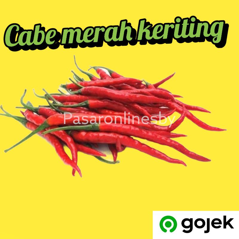 

PASAR GUBENG - Cabe keriting / Lombok Keriting Merah