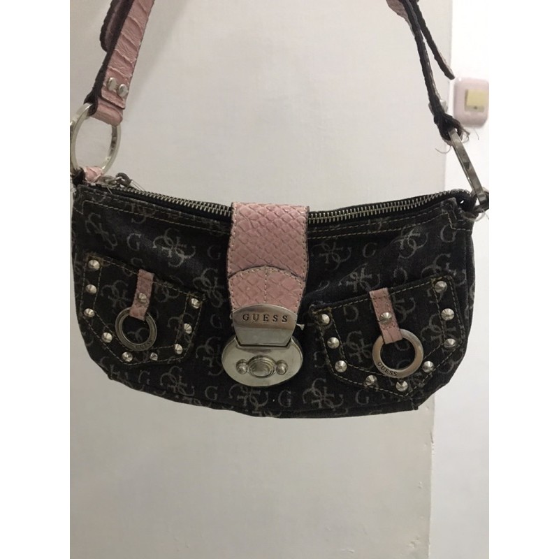 TAS GUESS ORI Snake skin handle