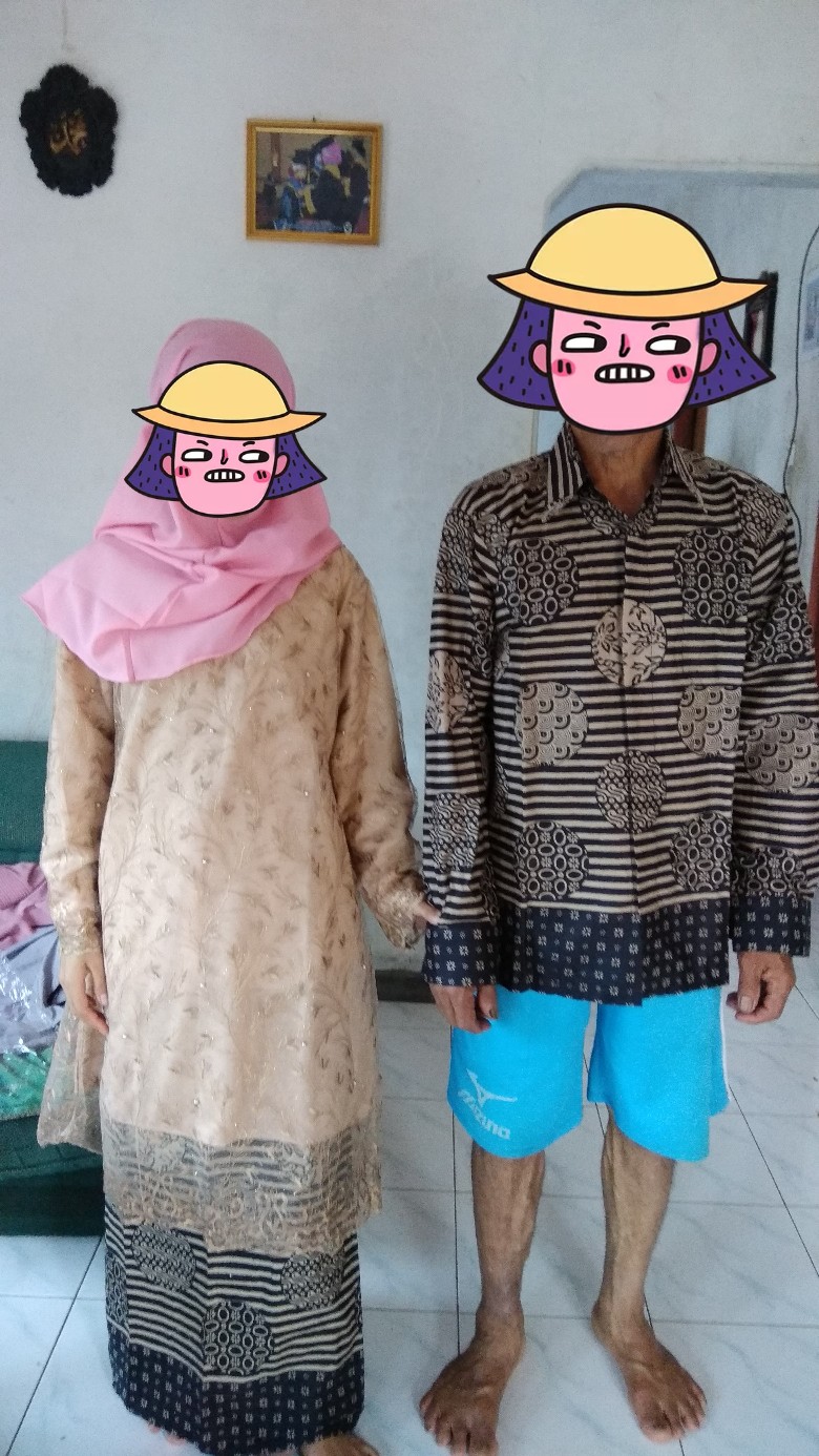 Batik Couple Notoarto Batik Ipnu-ippnu Kemeja Pria Sogan Lawasan Manuk Kembar Katun Cap Solo Shofia