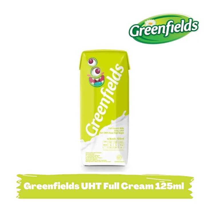 

SUSU GREENFIELDS UHT MILK FULL CREAM 125ml