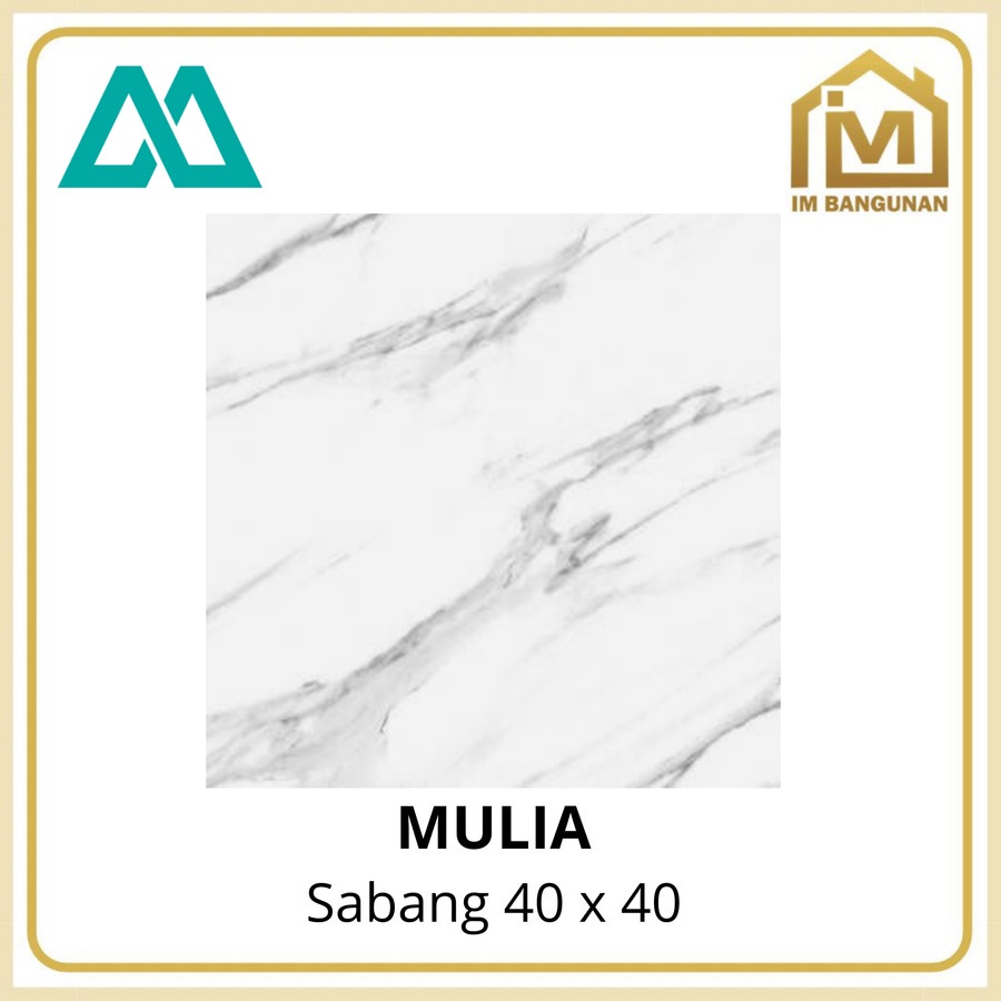 Keramik Lantai Mulia 40x40 Sabang Grey KW 1