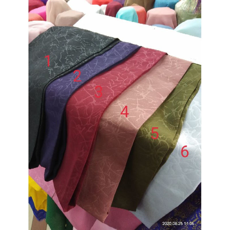 bahan wolpeach embos/kain wolfis emboss