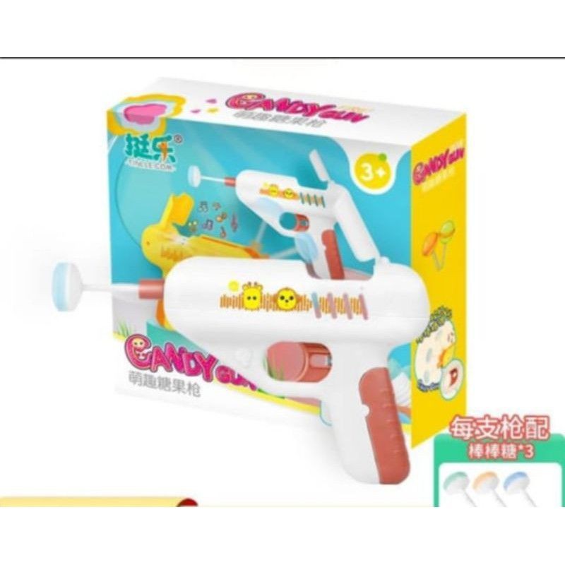 Mainan Viral Pistol Permen Lolipop Candy Gun