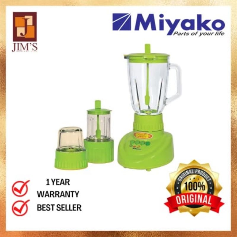 MIYAKO BL152GF BLENDER GELAS KACA 3IN1 1.5L