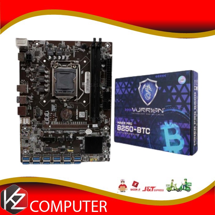 MOTHERBOARD VURRION Mobo MinerPro B250-U3