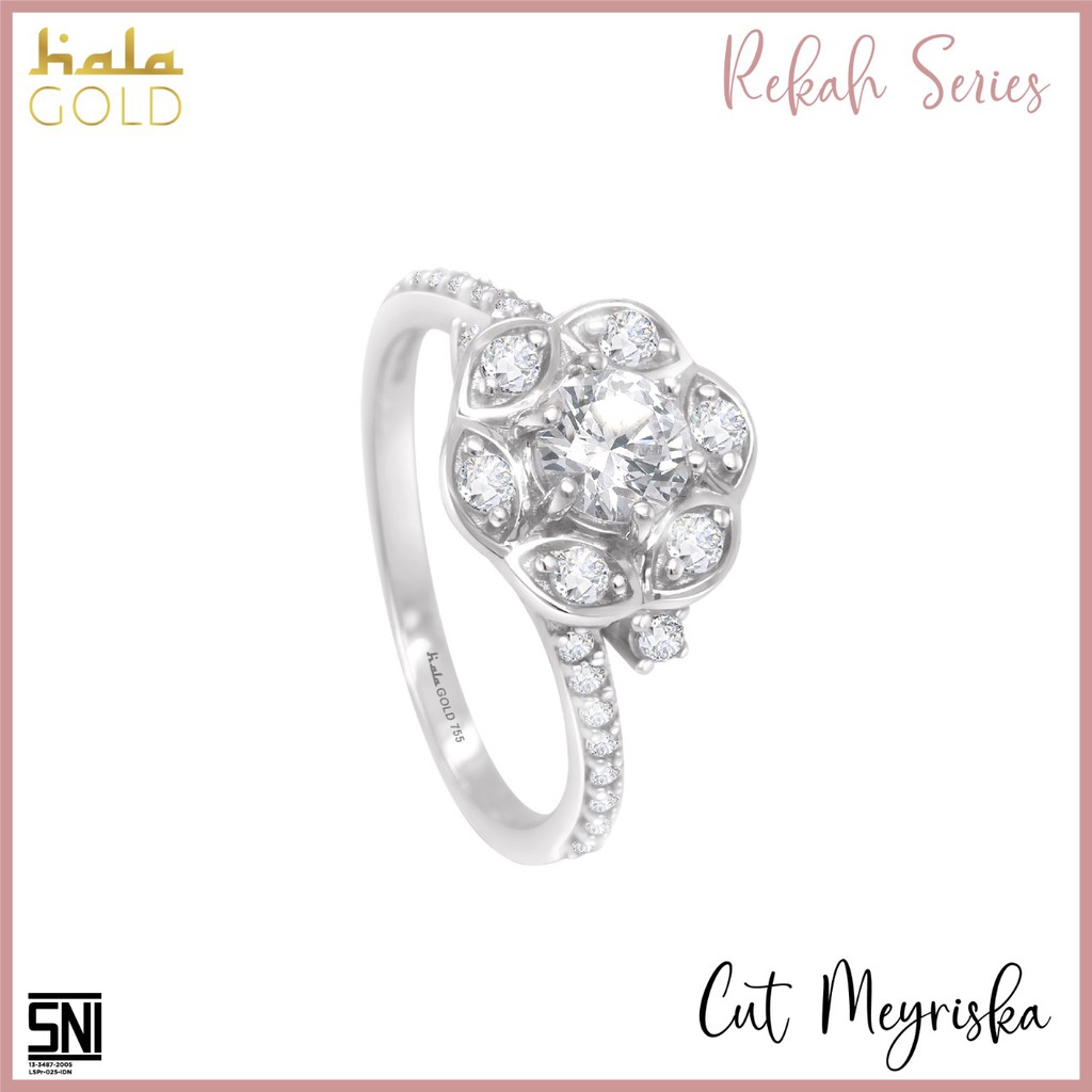 

Cincin Emas Rekah Hala Gold Cut Meyriska Paras Collection 3WSZ502