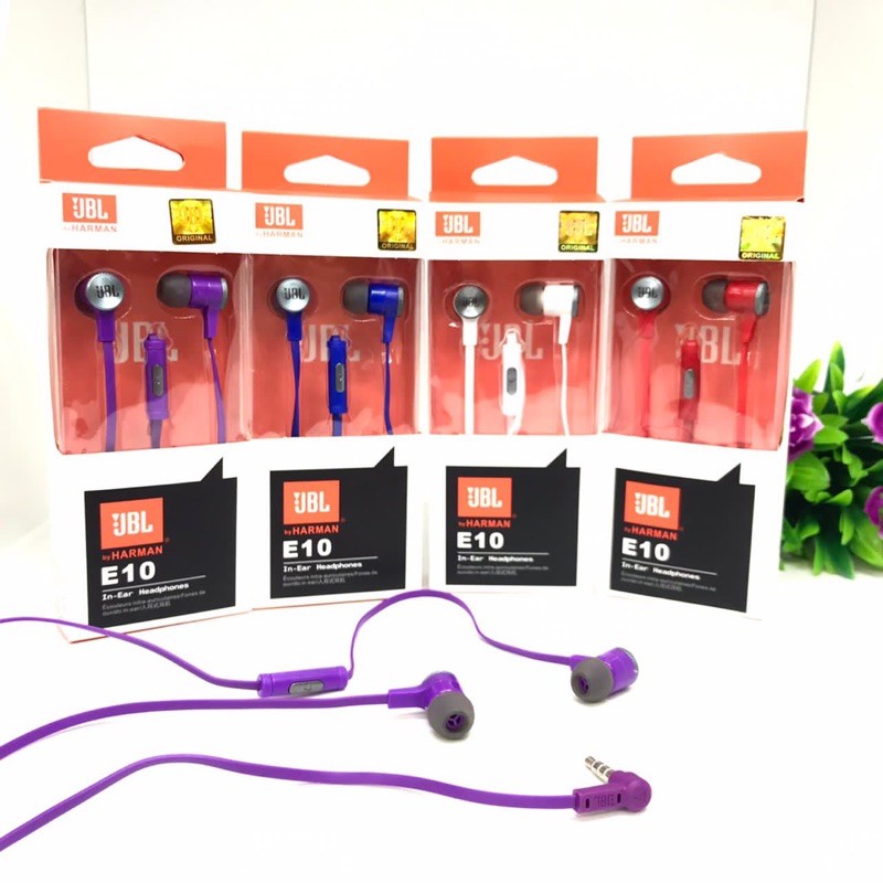 PROMO HANDSFREE E10 J HIGH QUALITY SOUND HIFI STEREO EXTRABASS