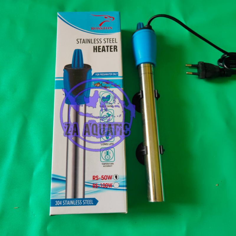 Jual Heater 50w Rosston - Pemanas Aquarium Kolam Ikan Stainless 50 Watt ...