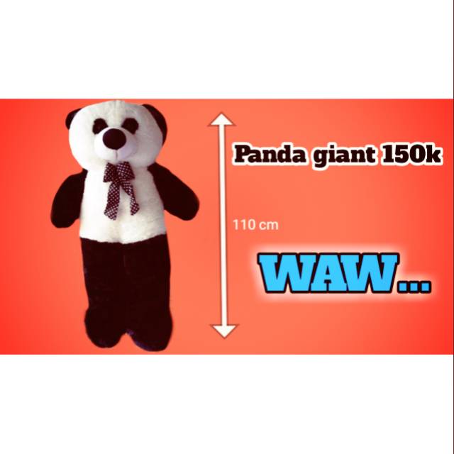 Boneka panda besar