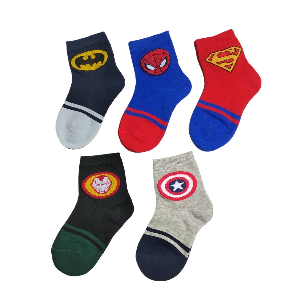 Kaos kaki anak karakter superhero KKA ZIOSCARF