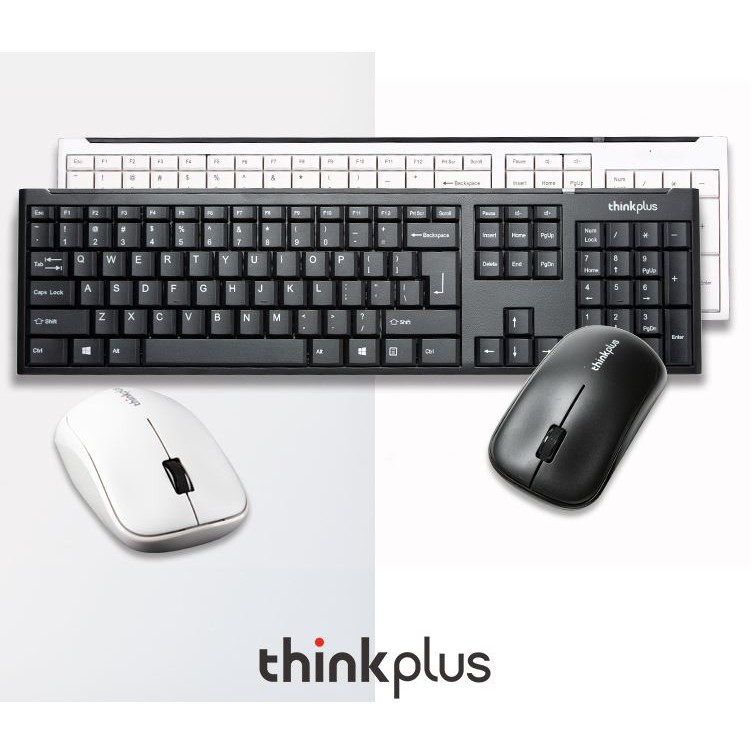 Mouse dan Keyboard Lenovo Thinkplus Thinkpad Wireless EC200 Original