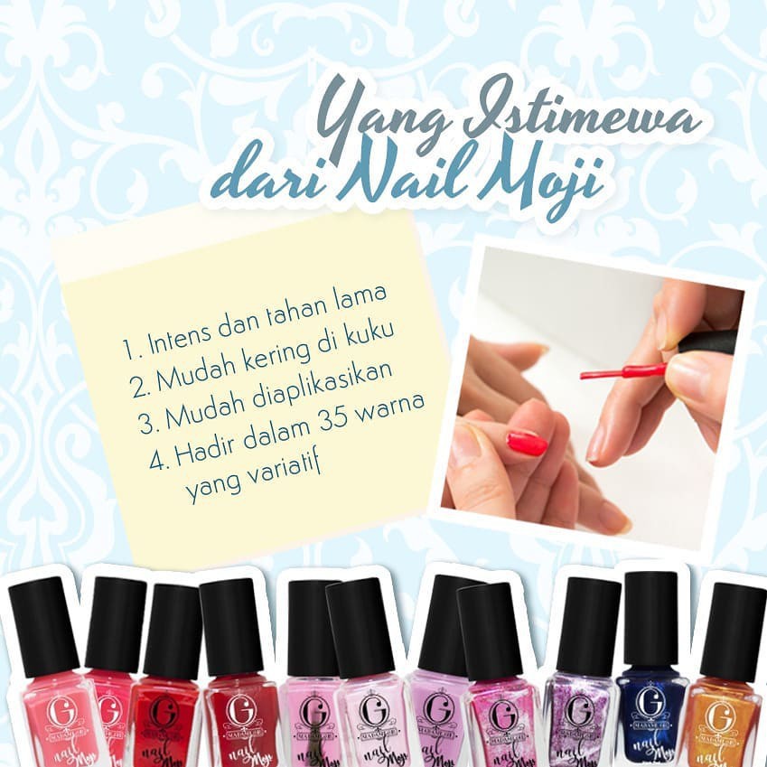  Harga Satuan KUTEK MADAME  GIE  Nail Moji MADAME  GIE  N 