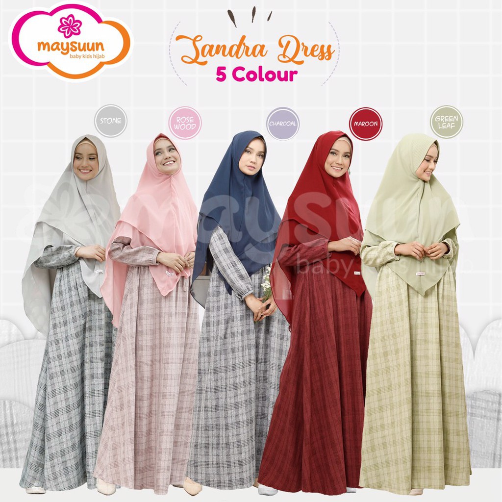 Sandra dress ibu dan anak- Maysuun/PO- Coming soon
