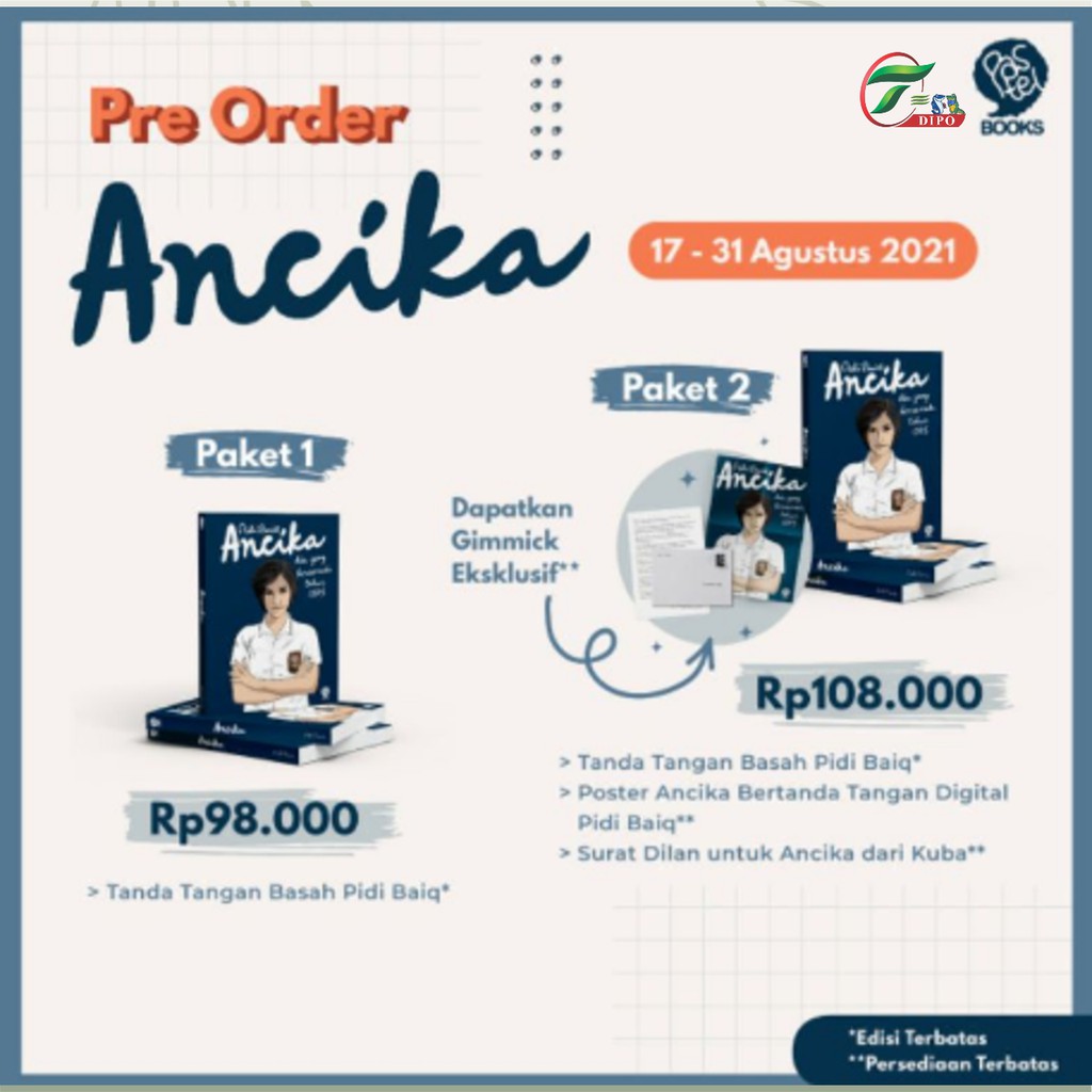 ANCIKA /DAYAT/DILAN/MILEA/ASBUNAYAHKOBOY KAMPUS/PUISI CAP PISTOL/HELEN DAN SUKANTA - PIDI BAIQ