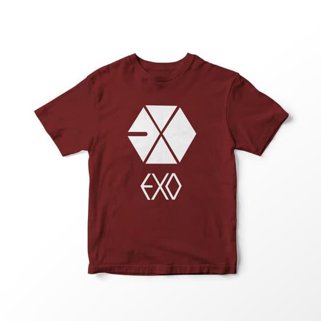 W86C Baju Kaos Exo For Cewek Tumblr Tee Tshirt Cewe T-Shirt Cotton - M Mm16