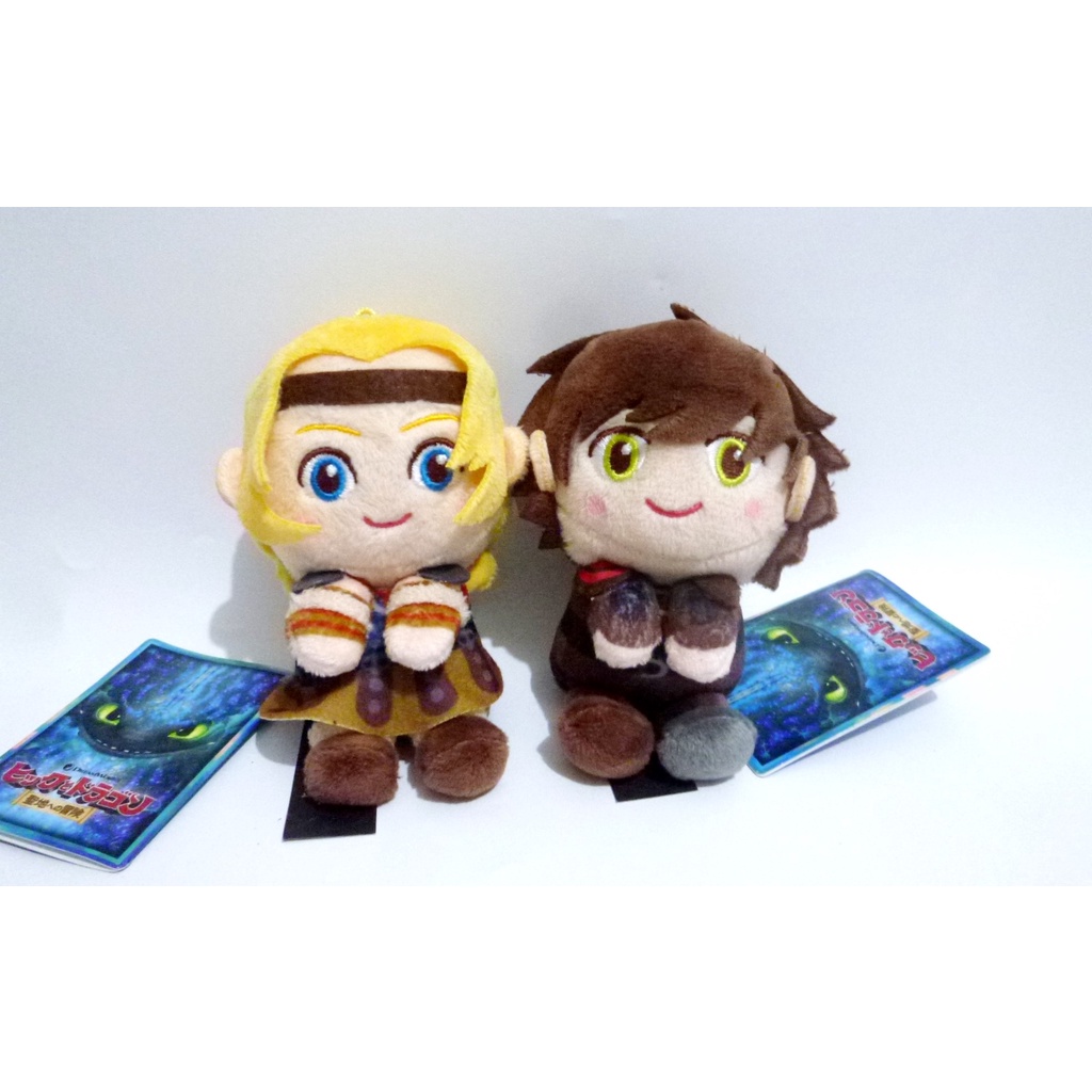 Boneka Hiccup Astrid Original Dreamworks Jepang Region
