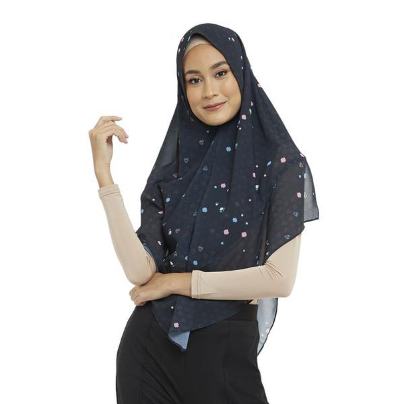 khimar terbaru /khimar motif/khimar zoya/Binar long  bergo