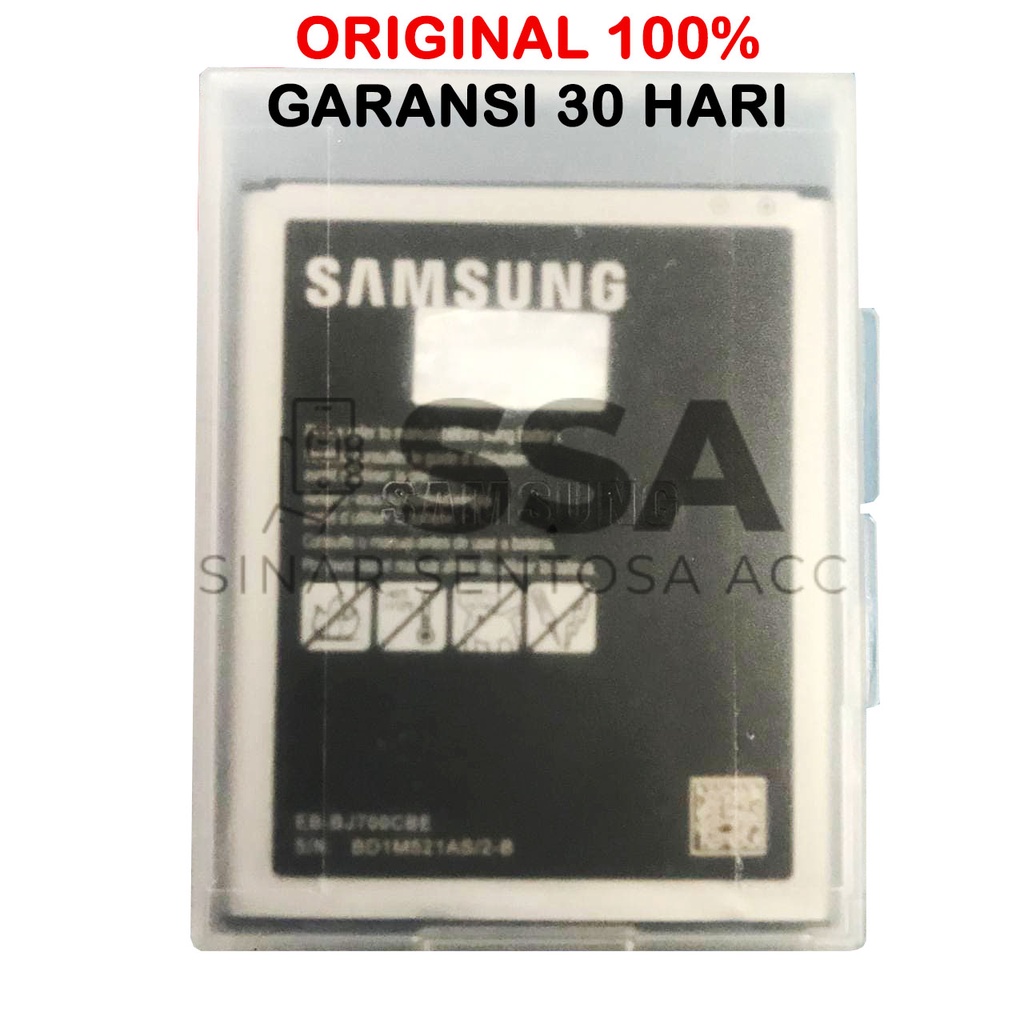 Baterai Original 100% Samsung Galaxy J7 2015 J7 Core J7 Duo ON 7 ON7 J4 2018 J700 J700F J701 J400 2018 EB-BJ700CBE Ori HP Battery Batrai Batre Batu Batere GARANSI