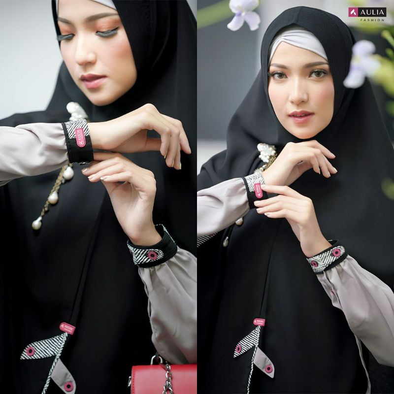 AULIA FASHION GAMIS TERBARU ORIGINAL SULTAN 9 SILVER JETBLACK LIMITED EDITION