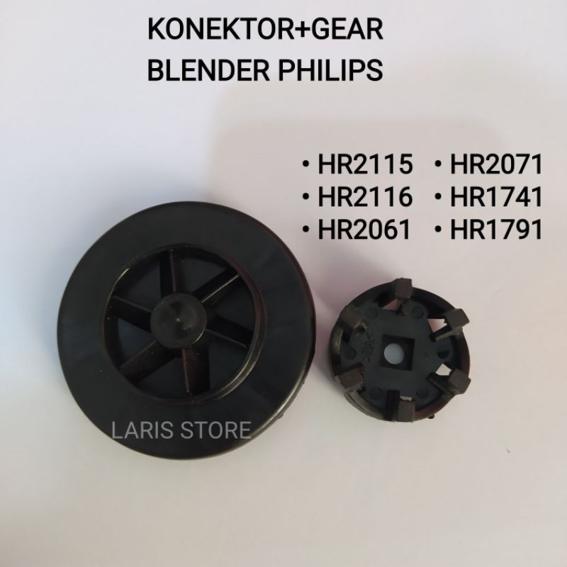 konektor + Gear/Gigi Blender Philips, HR 2115 2116 2061 2071 1741 1791