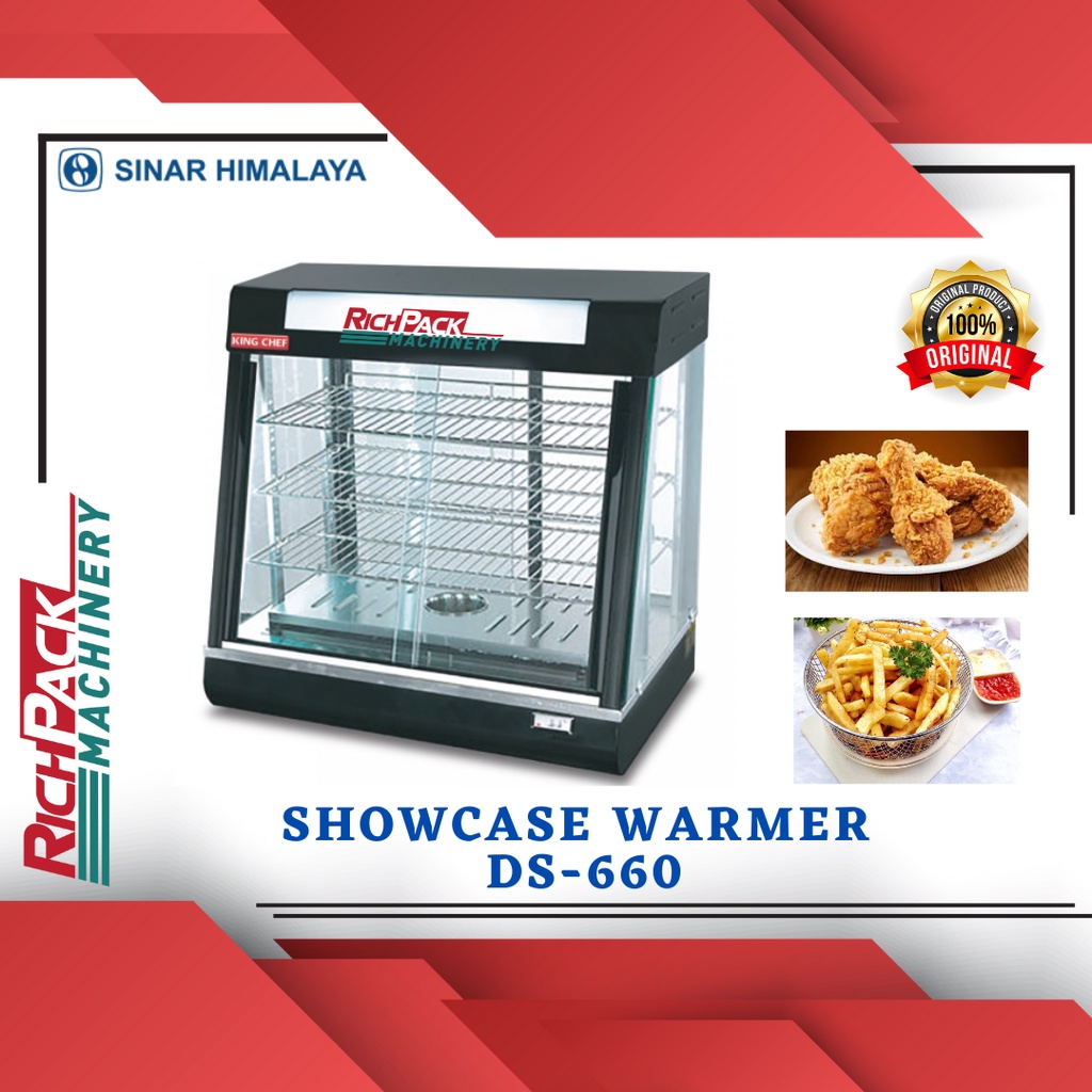 SHOWCASE PENGHANGAT MAKANAN DH-660 WARMING SHOWCASE SINAR HIMALAYA