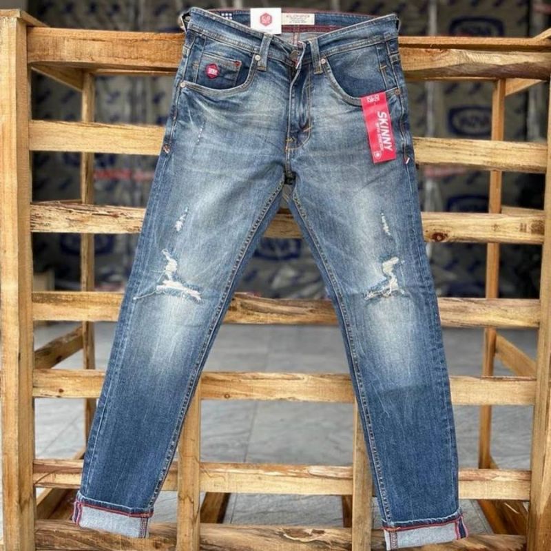 Celana Panjang Pria Jeans Klonink Slimfit Jeans Original//Celana Jeans Panjang Pria,Sobek,Keren,Terb