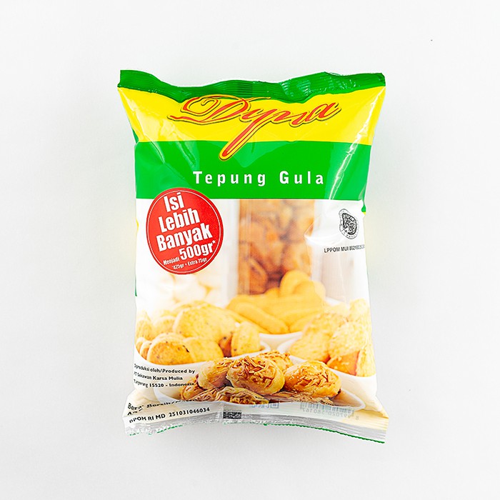 

Gula Halus - Dyna Tepung Gula 500gr (425gr + 75gr Extra)