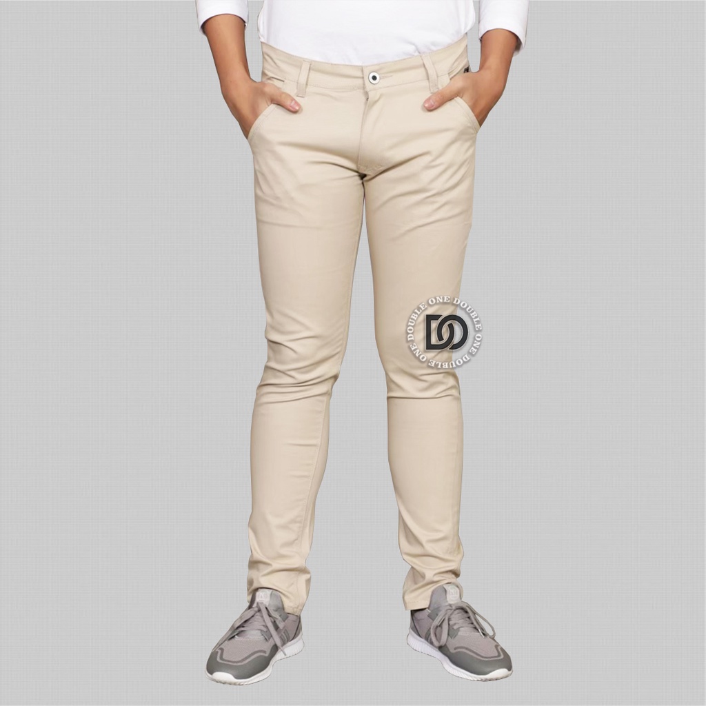 Celana Chino Pria Panjang Slim Fit Original FIFTEEN DENIM