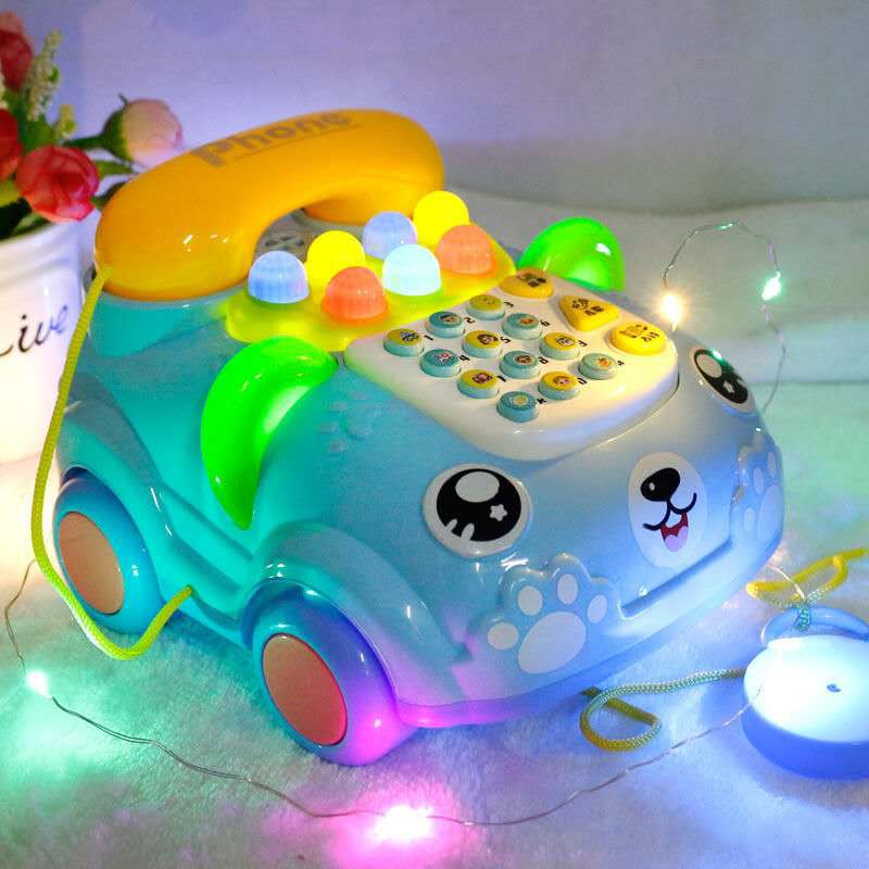 [tma] Mainan Mobil Telephone Edukasi Anak Berlampu Dan Music / Early Education Telephone