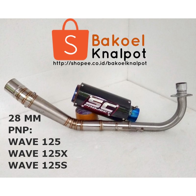 Ekzos Wave125 / Ekzos Wave125x / Ekzos Wave 125 28mm / Ekzos Wave 125 S / Exhaust Wave 125