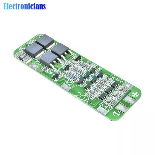 BMS 3S 20A Li-ion Baterai Lithium 18650 Charger Perlindungan Papan PCB BMS 12.6 V Sel