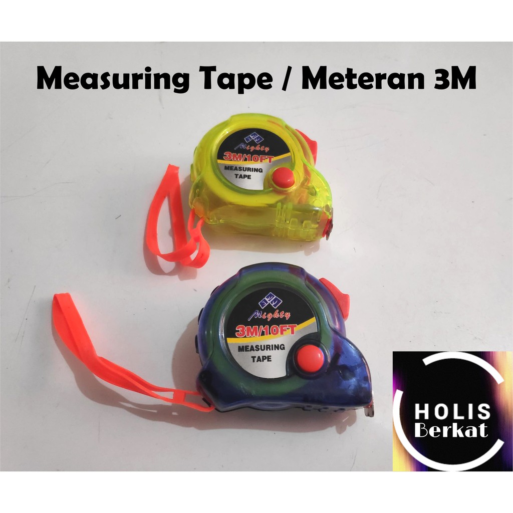 Measuring Tape / Meteran 3M Transparant