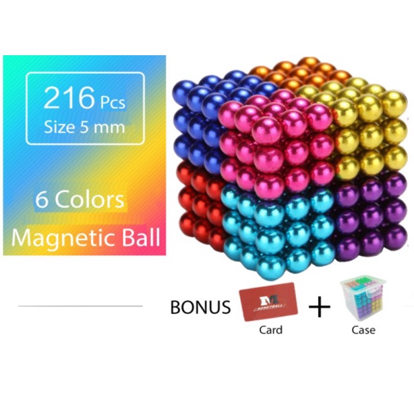 

Magnet Ball 5mm 216 Pcs Magnetic Bola Magnet Cube Limited