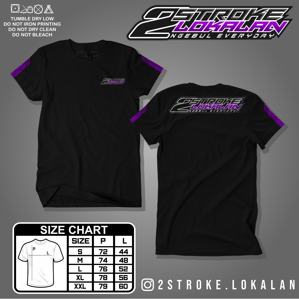 Kaos 2 Stroke || Kaos 2 Stroke Lokalan original