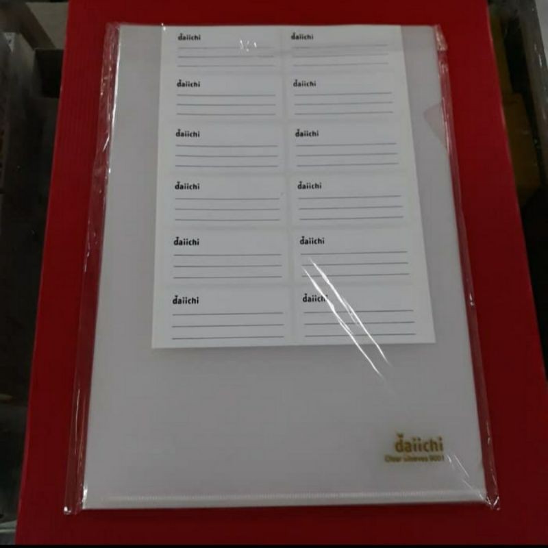 

Map L A4 Daichii / Clear Holder / Clear Sleeves 9001