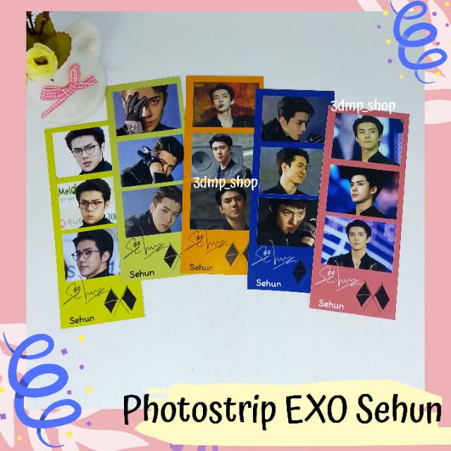 Photostrip EXO Sehun D.O kyungso Suho Kpop