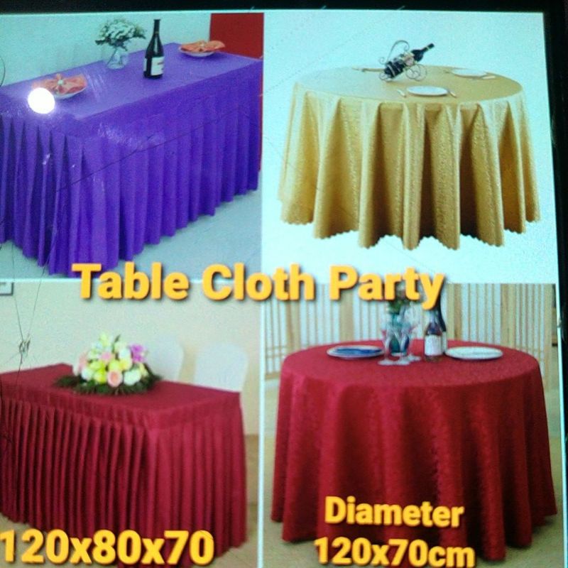 TABLE CLOTH ( TAPLAK MEJA PESTA )