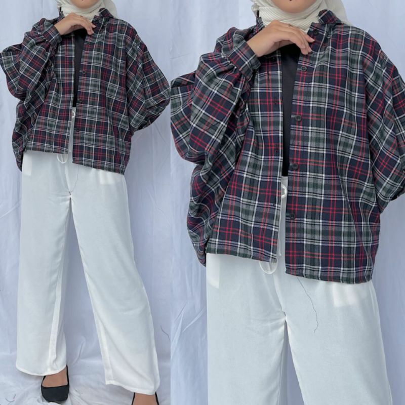 NUNA KEMEJA BATWING FLANEL