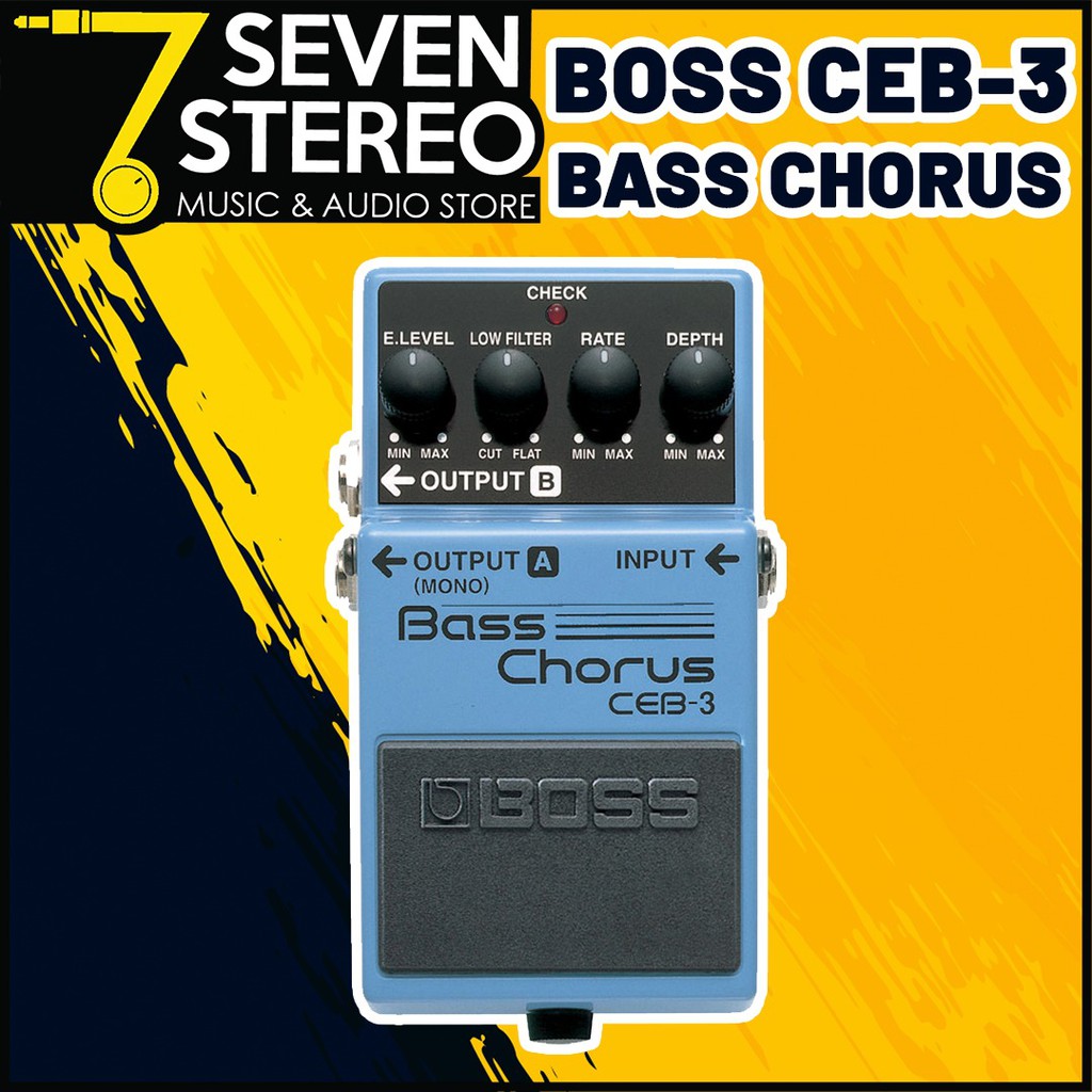 Boss CEB-3 CEB3 Bass Chorus Bass Effect Pedal