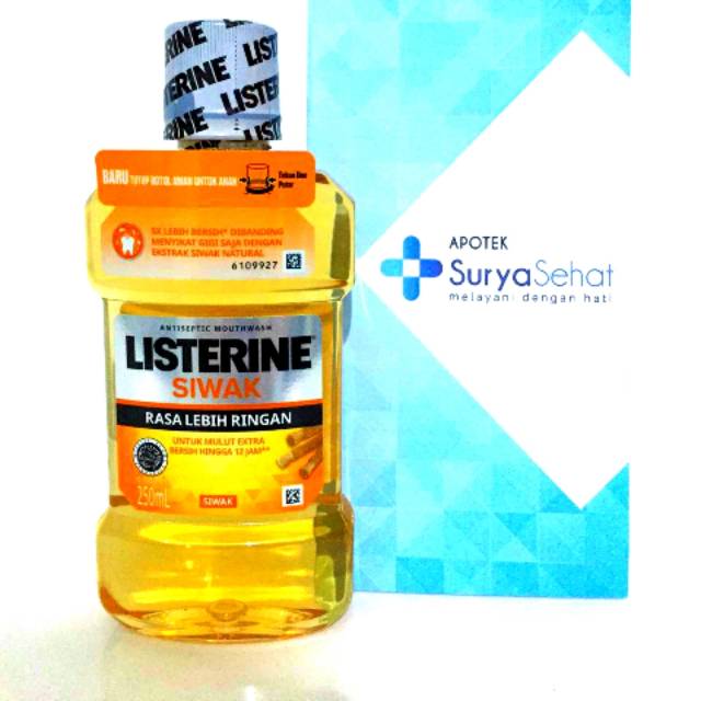 Listerine Siwak 250ml Obat Kumur