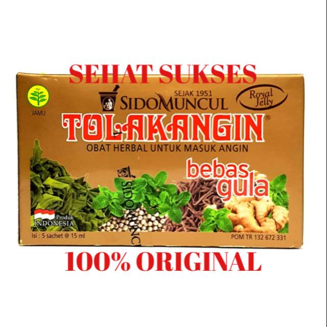 TOLAK ANGIN BEBAS GULA - ISI 5 SACHET