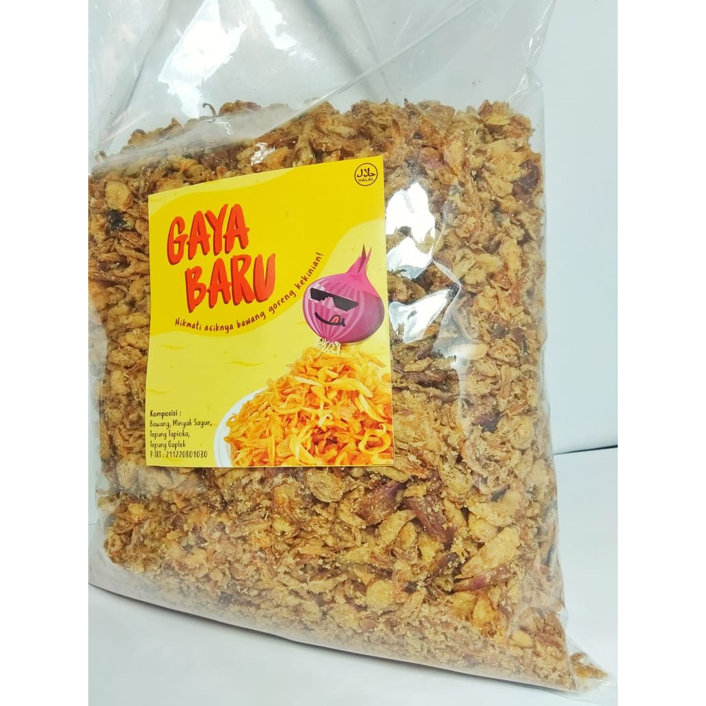 

BAWANG GORENG BREBES 1 KG, BAWANG MERAH GORENG BREBES (Renyah, Gurih, Lezat Tanpa Pengawet)