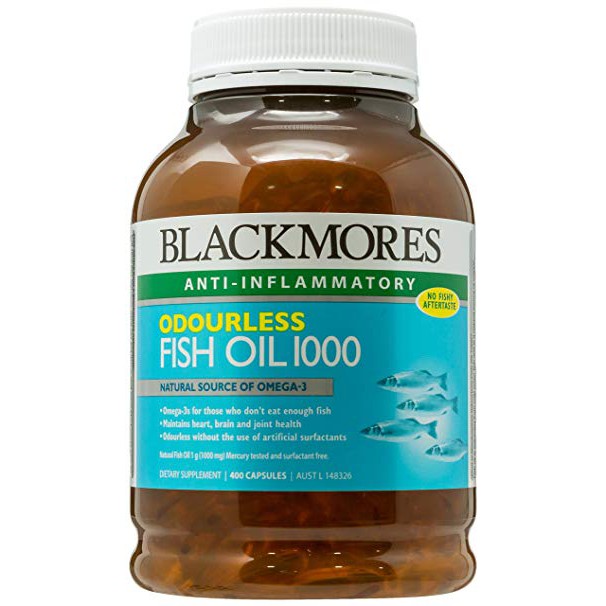 Blackmores Fish Oil 1000mg Omega 3 - 400 Kapsul