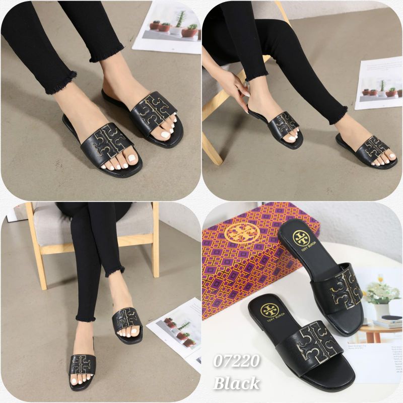 Sandal wanita Slop flat TB |kode 07220