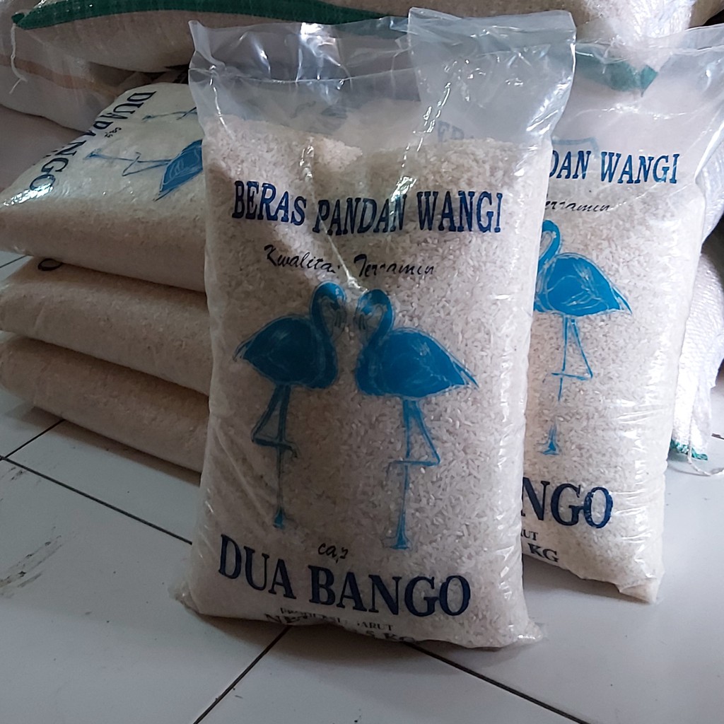 

Beras Pandan Wangi cap Dua Bango 5 Kg 5KG